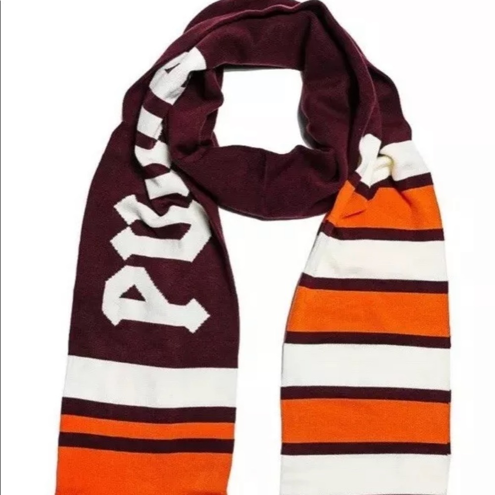 New Fenty Puma By Rihanna Long Varsity Scarf Winetasting Vanilla Ice Flame